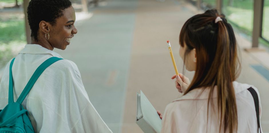 A student working through practice material